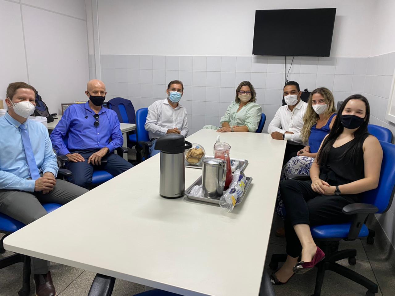 Equipe conheceu também o Hospital Universitário de Lagarto. (foto: Divulgação/HUL)