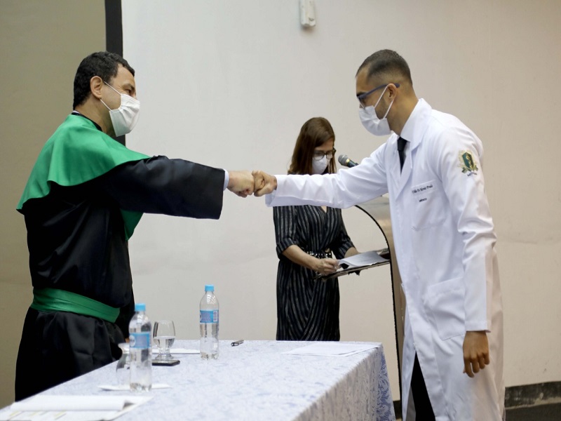 Colação de grau da 4ª turma de Medicina do campus de Lagarto. Foto: Schirlene Reis/Ascom UFS